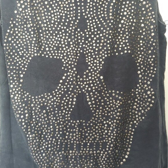 Dolled Up Embellished Skull Tank Size XS - Picture 3 of 5